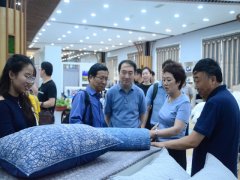 紡織產(chǎn)業(yè)規(guī)劃調研組走進公司